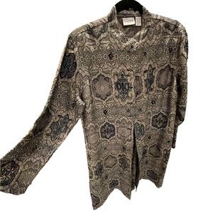 Chico’s brocade‎ 3/4 length dinner jacket size 1 stunning!